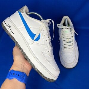 |•NIKE•| Nike AIR Sneakers Athletic Shoes Blue Size 6.5 Y/ 7 Men / 8.5 Women